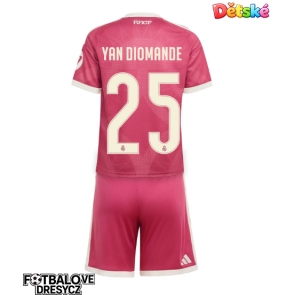 Real Madrid Yan Diomande #25 Dětské Alternativní dres komplet 2026-27 Krátký Rukáv (+ trenýrky)